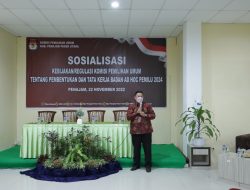 Sukseskan Pemilu 2024, KPU PPU Gelar Sosialisasi Pembentukan Badan Ad Hoc Pemilu