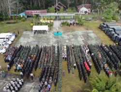Ribuan Personel TNI-Polri Bersiap Jelang Kedatangan Presiden Jokowi ke IKN