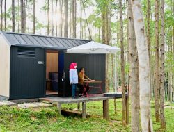 Presiden Jokowi Serta Para Menteri Bermalam di Glamping IKN