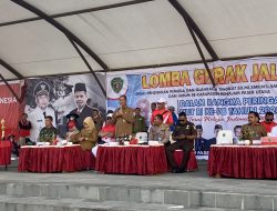Asisten III Setkab PPU  resmi menutup Lomba Gerak Jalan Semarak HUT RI ke – 78