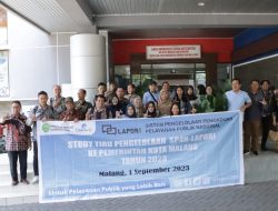 Diskominfo PPU Studi Tiru Pengelolaan SP4N Lapor di Malang