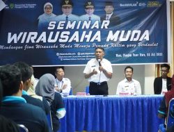 Bangkitkan Semangat Berwirausaha, 100 Muda Mudi Kecamatan Waru Ikuti Seminar Usaha Muda Oleh Dispora Kaltim