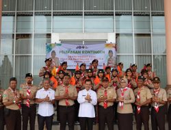 Tohar Melepas Secara Resmi Regu Pramuka Penggalang IV Kaltim Tahun 2023