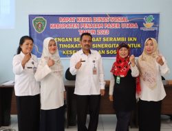 Dinsos PPU Gelar Rapat Kerja Tahunan