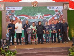 Bupati Hamdam Hadiri dan Melepas Rombongan Peserta Fun Race Road to IKN Menuju Finish