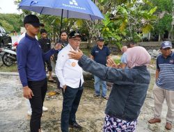 Tinjau Banjir di Sungai Parit, Makmur Marbun Minta Masyarakat Selalu Waspada