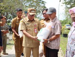Makmur Marbun Serahkan Secara Simbolis Cadangan Pangan Pemerintah Pusat Tahap I Tahun 2024