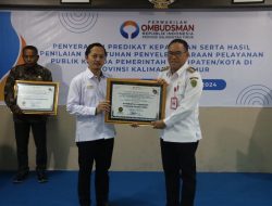 Kab.PPU Raih Penghargaan Predikat Kepatuhan Terhadap Penyelenggaraan Pelayanan Publik