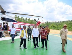 Pj Bupati PPU Dampingi Presiden Jokowi Groundbreaking Tiga Proyek Perbankan di IKN