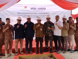 Makmur Marbun Groundbreaking proyek Indosino Oil & Gas di Buluminung