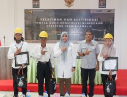 144 Tenaga Kontruksi di PPU Peroleh Pelatihan dan Sertifikasi