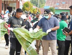 Zainal Arifin Buka Gerakan Akselerasi Membara Bakti Taka Bersih di Pantai Lango