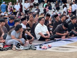 Dari Nobar Timnas hingga Street Run, Wakil Bupati Kukar Sambut Antusiasme Warga