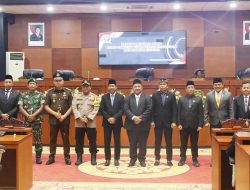 Bupati Mudyat Noor Hadiri Paripurna Sampaikan Pidato Visi Misi Kerja