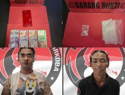 Satresnarkoba Polres PPU Amankan Dua Tersangka Pengedar Narkotika Jenis Sabu di Kelurahan Petung