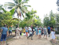 Peringati Hari Lingkungan Hidup, Desa Bukit Subur dan Kelurahan Gersik Gelar Gotong Royong
