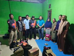 Camat Penajam Dampingi Bupati PPU Serahkan Bantuan Kebakaran di Nipah-Nipah