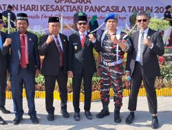 Peringati Kesaktian Pancasila, Ketua LMP PPU Berdiri Langsung di Lapangan Upacara