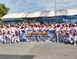 Resmi, Wabup Waris Muin Lepas Kontingen PPU Berlaga di POPDA Kaltim 2025