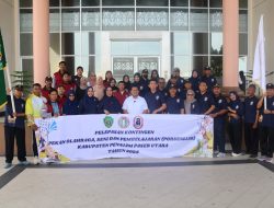 Bupati Mudyat Noor Lepas Kontingen PORSENIJAR PPU Menuju Ajang Provinsi di Balikpapan