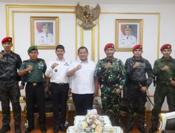 Bupati PPU Terima Audiensi Komandan Korps Kopassus di Kantor Bupati