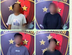 Polsek Penajam Ungkap Pencurian Kabel Aset PT Hutama Karya, Empat Orang Diamankan